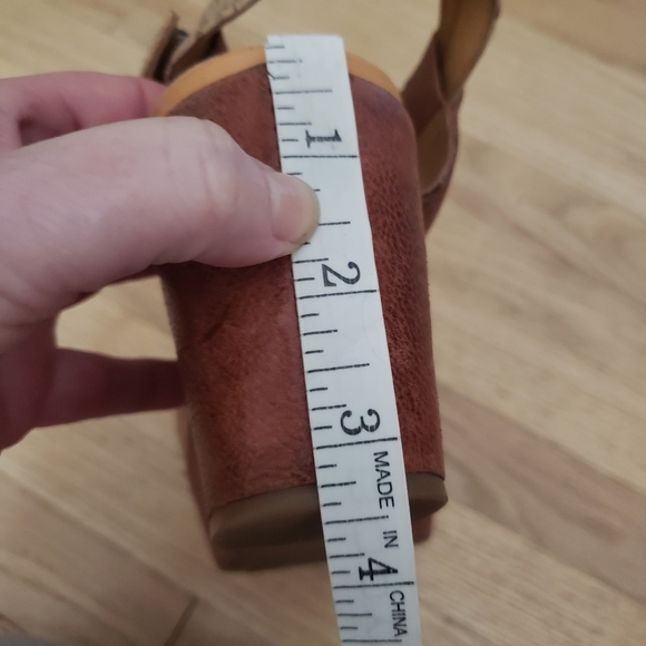 Kork-Ease Keirn Cork Leather Platform Wedge Sandal Size 9 Chunky - Picture 7 of 10